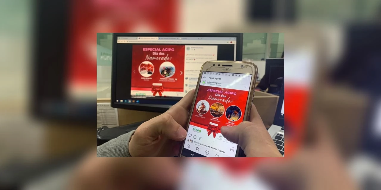 ACIPG faz promoção para ampliar engajamento nas redes sociais