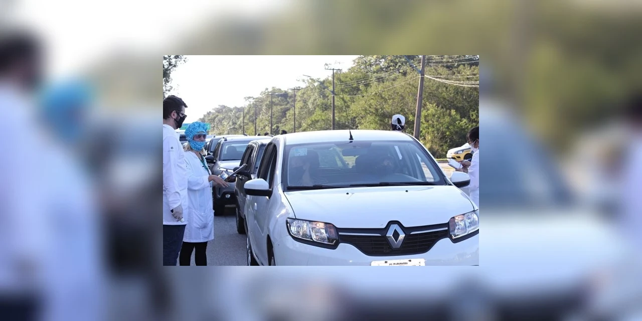 Prefeitura de Matinhos instala barreira sanitária e turistas com sintomas de gripe são impedidos de entrar na cidade