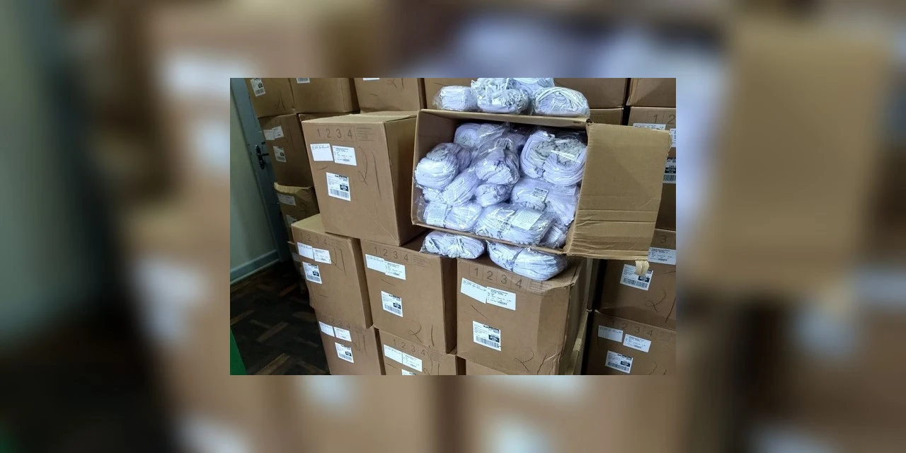 Sistema prisional do Paraná recebe 111 mil máscaras de proteção facial