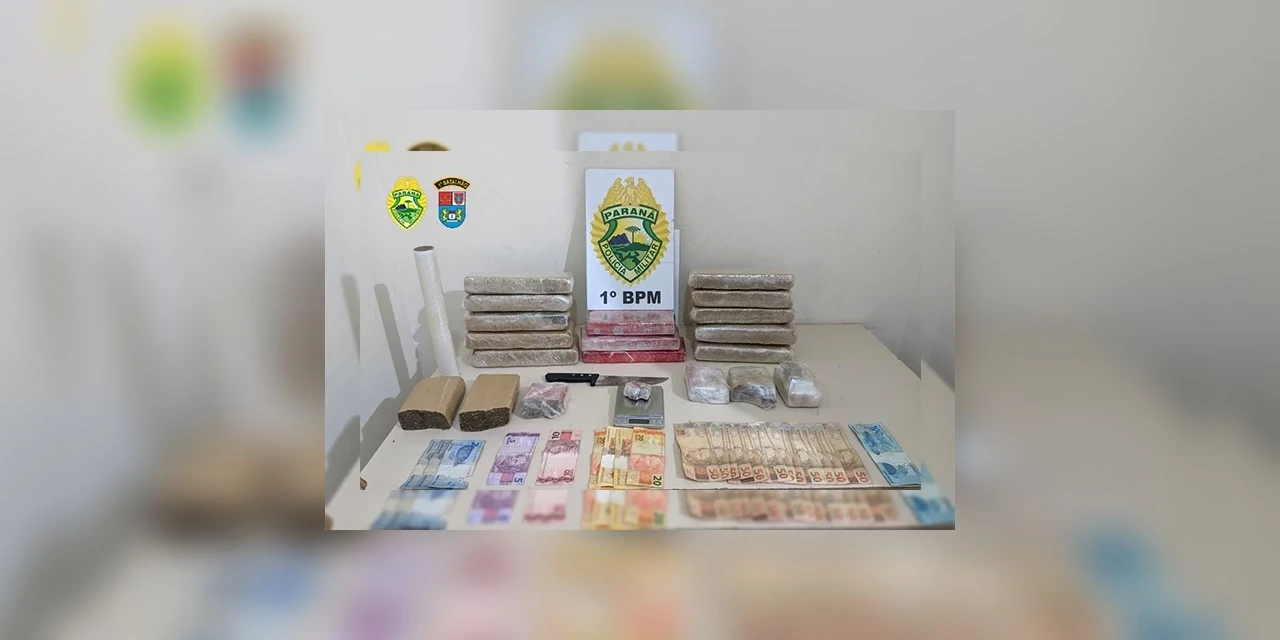 Polícia Militar prende suspeito de tráfico de drogas no Nova Rússia