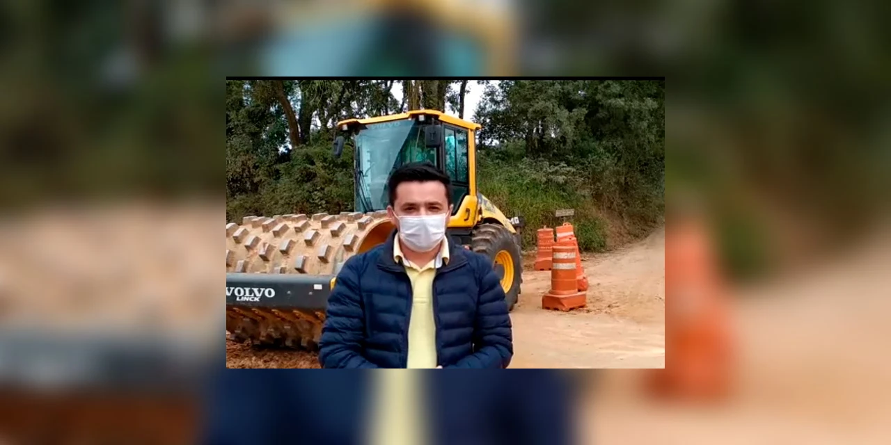 Vídeo: Obras da Estrada do Catanduvas em Carambeí iniciam nova fase na região da Campina