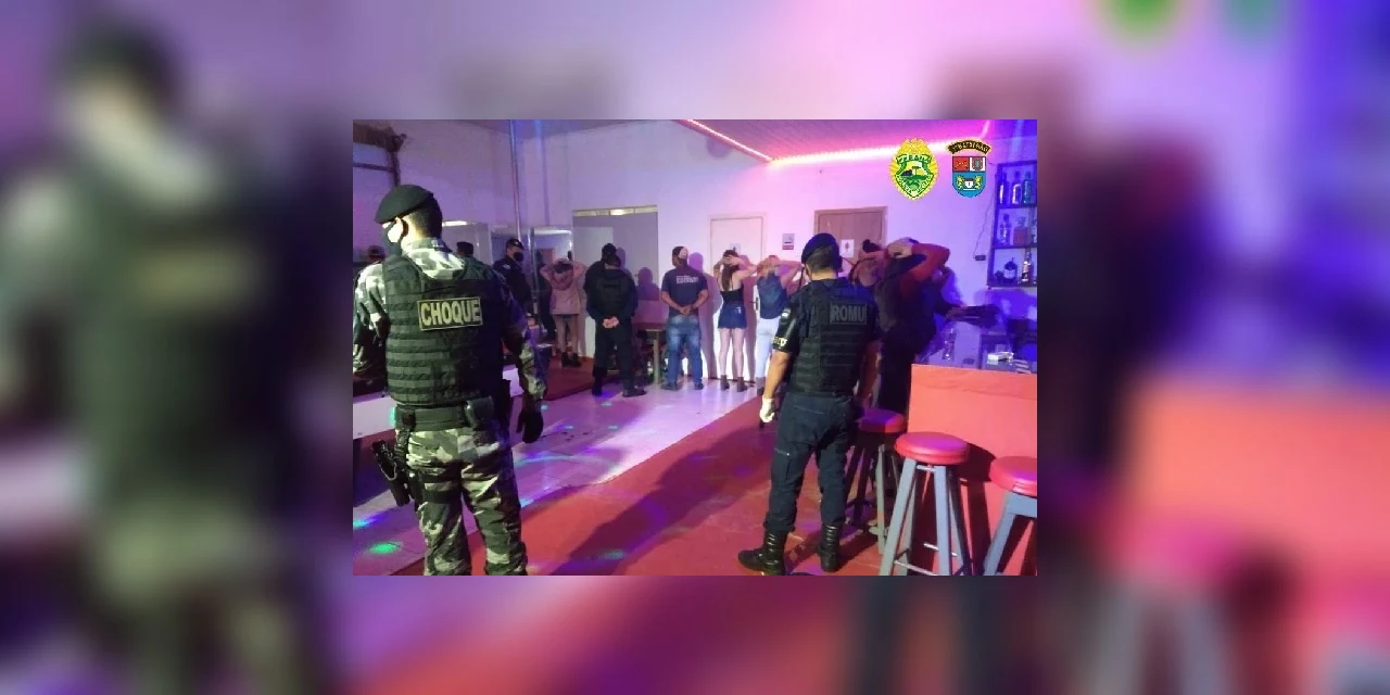 PM notifica 50 pessoas e três estabelecimentos comerciais durante toque de recolher em PG