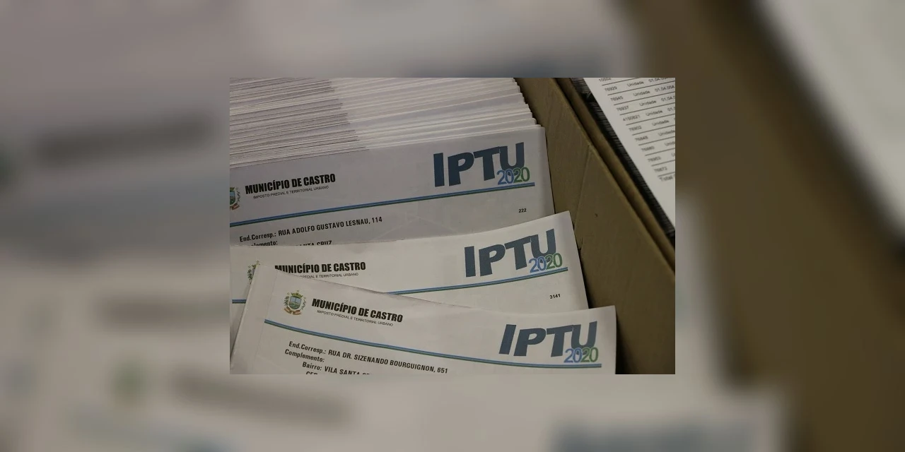 Correios e Prefeitura iniciam entrega dos carnês do IPTU em Castro