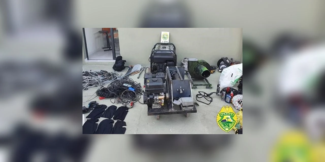 Com o auxílio do Esquadrão Antibombas do Batalhão de Operações Especiais, PM apreende 164 kg de explosivos em PG