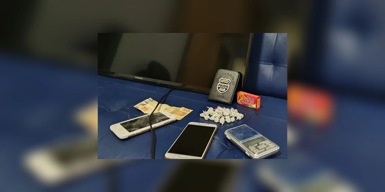 Homem é preso em Imbituva por tráfico de drogas e corrupção de menores