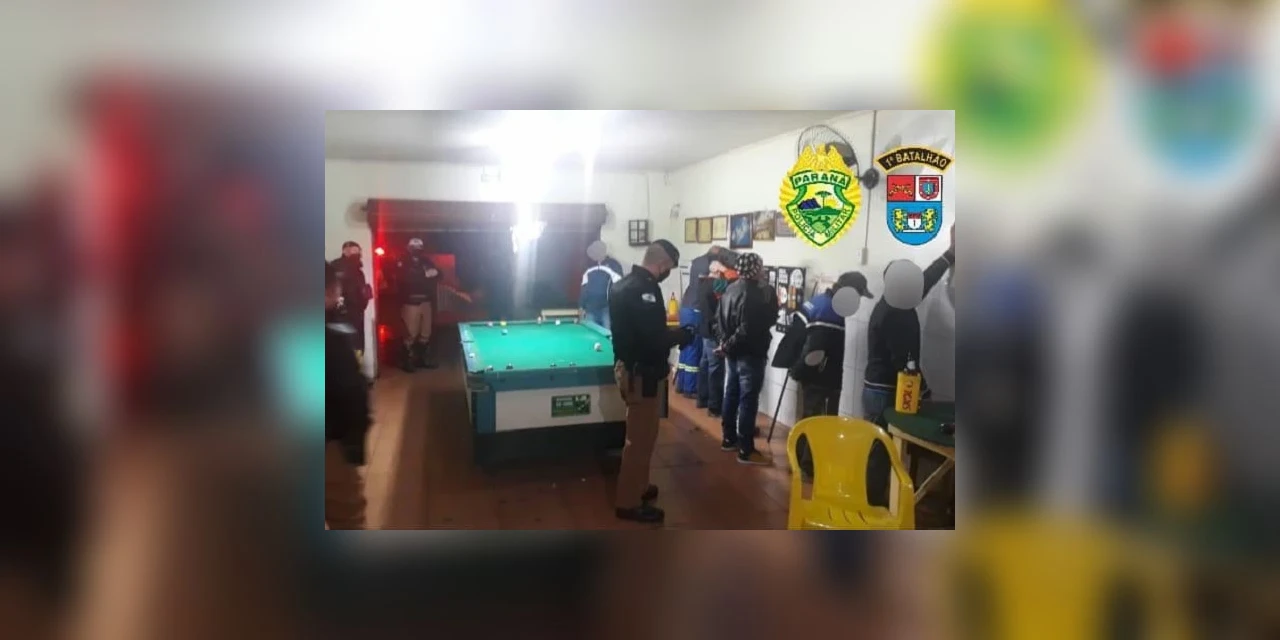 Fiscalização fecha 17 estabelecimentos com aglomerações neste final de semana em PG