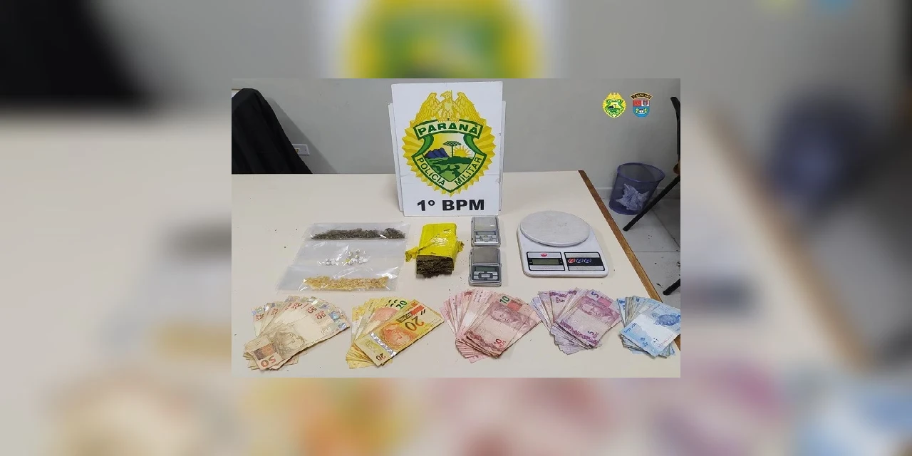 PM prende em Ponta Grossa suspeito de tráfico de drogas que fugiu de prisão estadual
