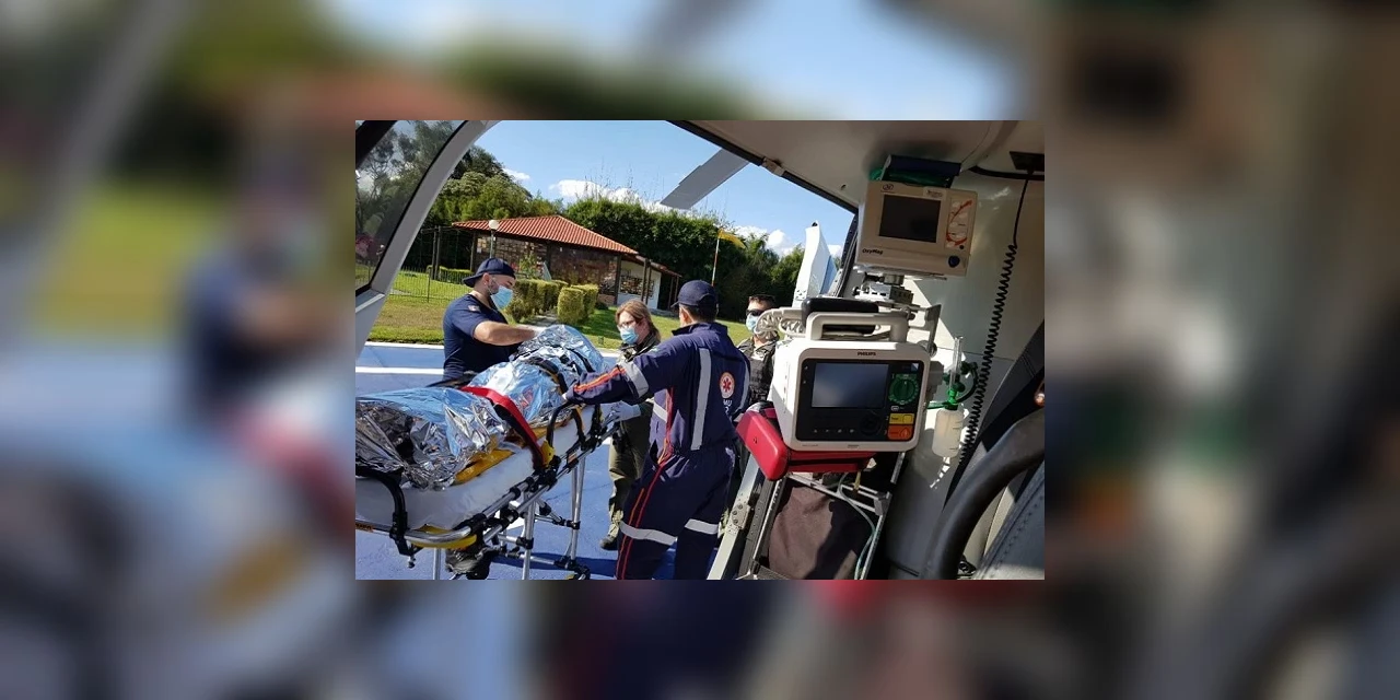 Jovem tenta acender churrasqueira com gasolina e fica gravemente ferido