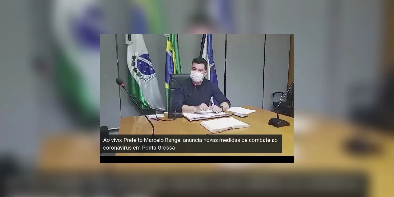 Rangel anuncia novas medidas de combate à Covid-19 em Ponta Grossa