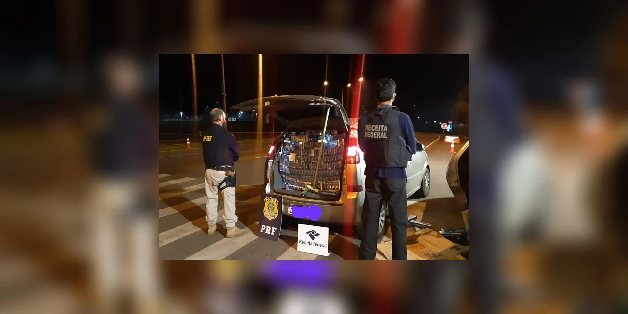 Mais de 2 mil pacotes de cigarros contrabandeados são apreendidos em Ponta Grossa
