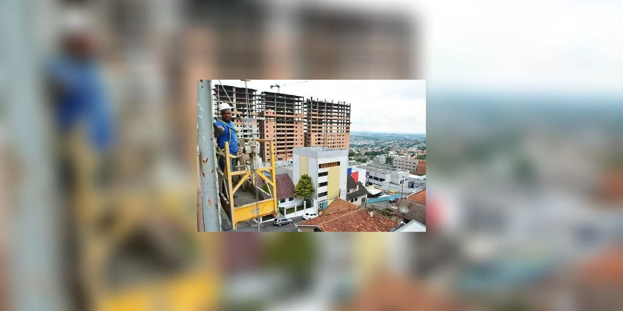 Número de obras da construção civil cai 55% durante pandemia em PG