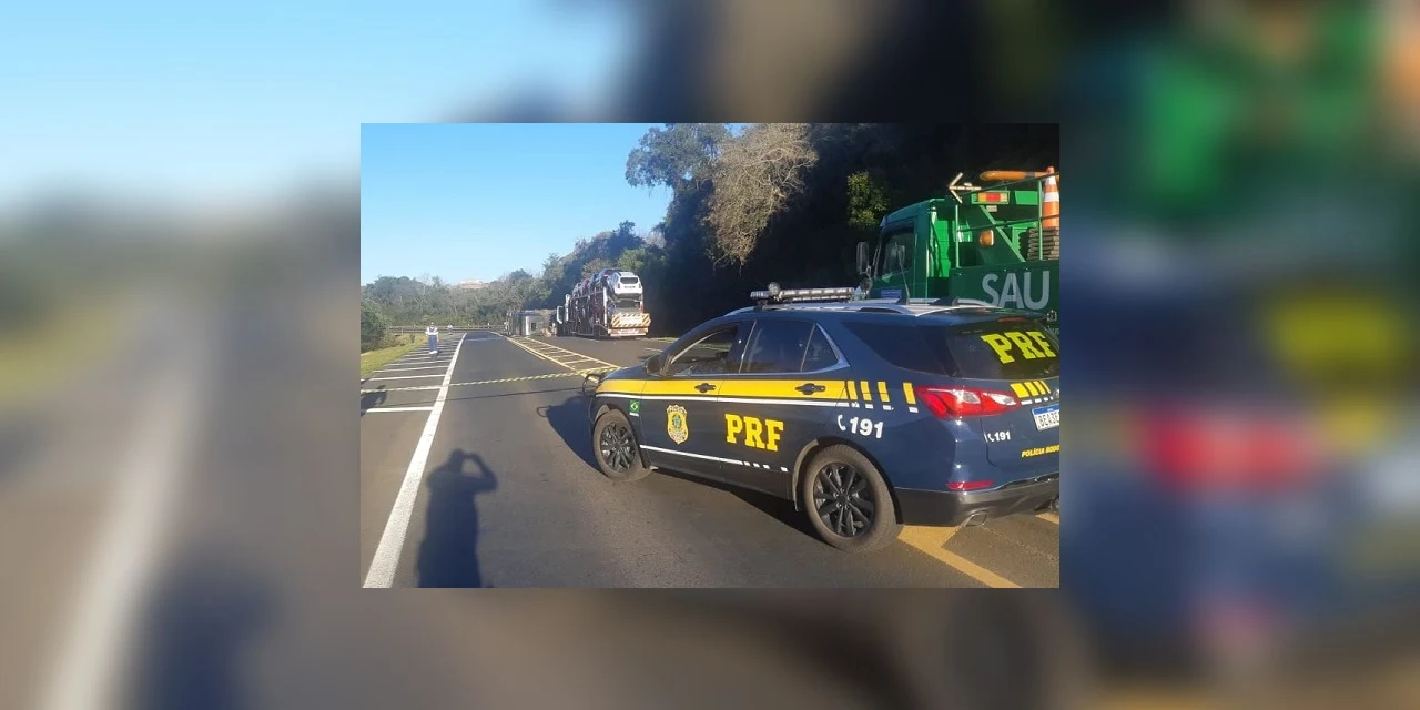 Após beber, motorista de caminhão tanque causa acidente nos Campos Gerais