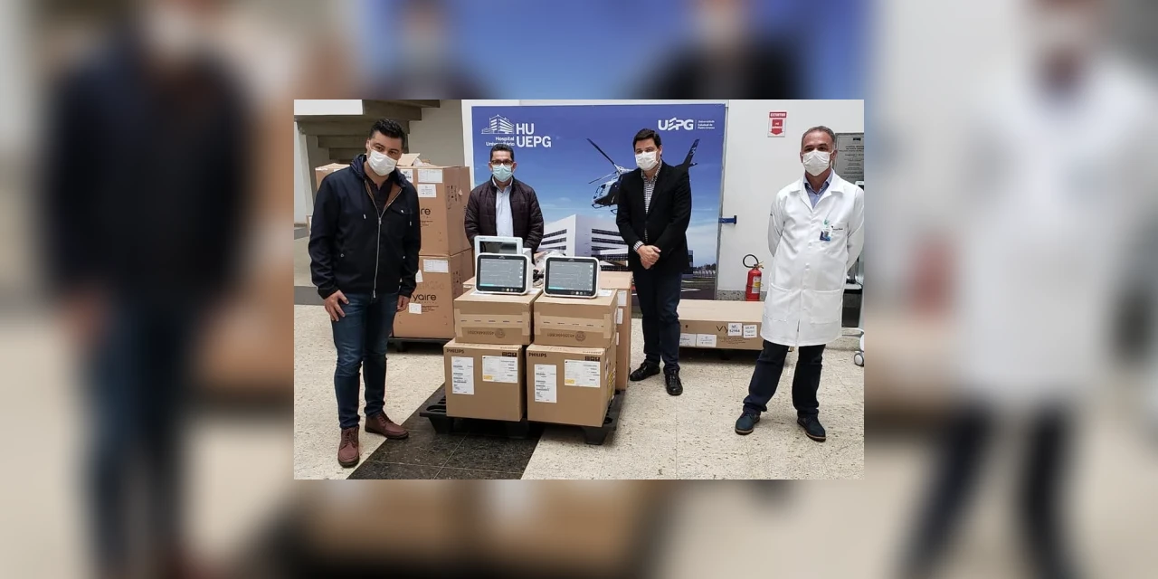 Hospital Universitário recebe equipamentos para a abertura de novos leitos de UTI