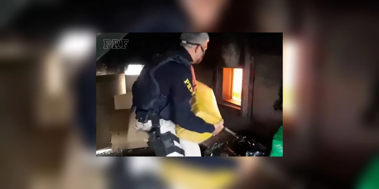 Vídeo: PRF e Polícia Civil realizam incineração de 1,7 toneladas de drogas apreendidas nos Campos Gerais