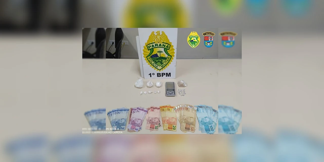 Homem é preso por suspeita de venda de drogas no bairro Jardim Carvalho