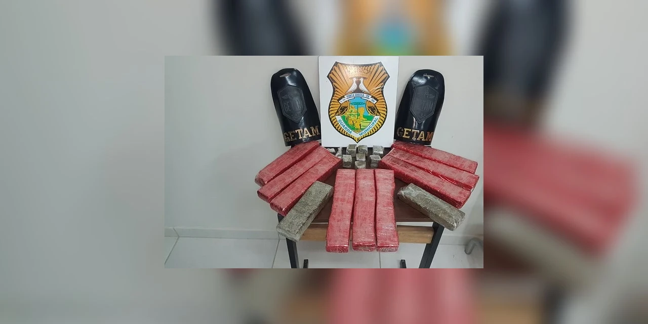 Suspeitos são presos com mais de 4kg de maconha em Ponta Grossa