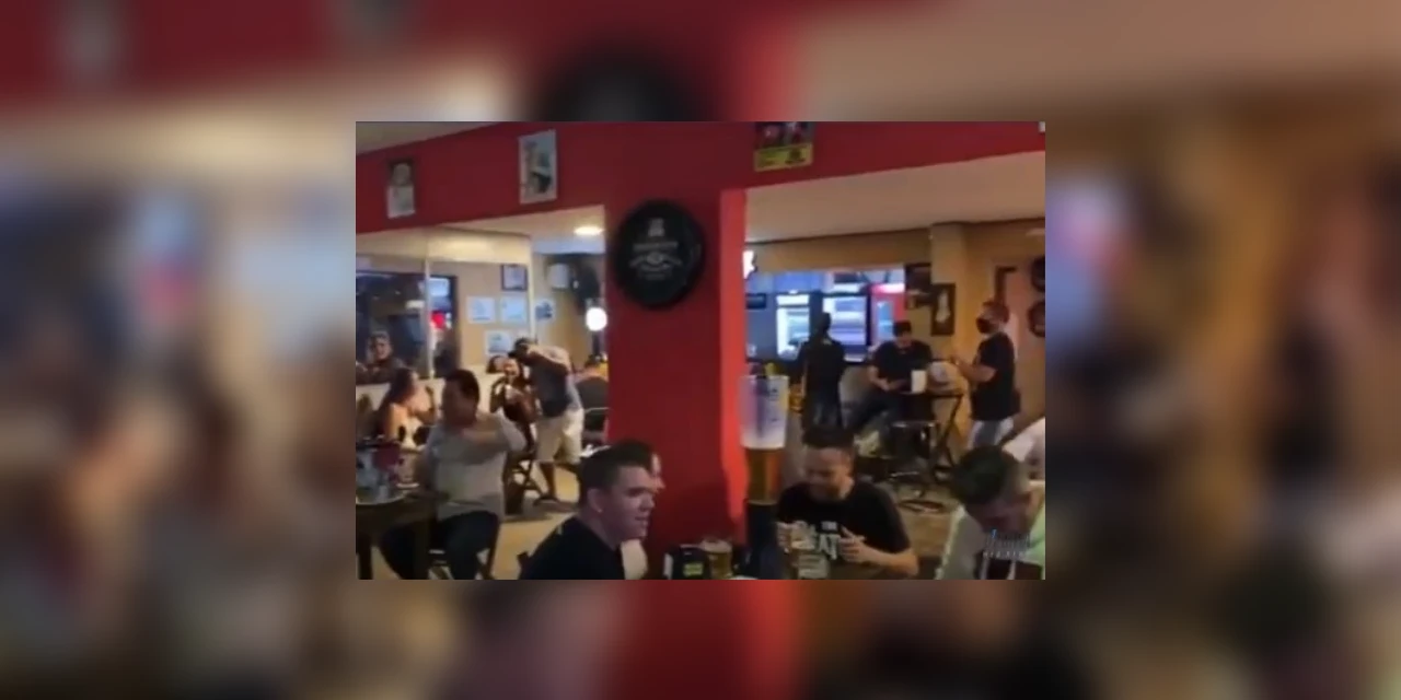 Exclusivo: Com quase mil infectados com Covid-19 em PG, vídeo mostra bar lotado no fim de semana