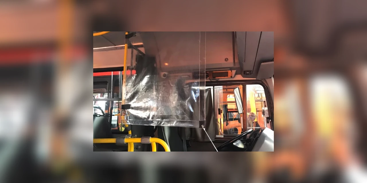 VCG vai instalar barreiras sanitárias nos ônibus para proteção de motoristas