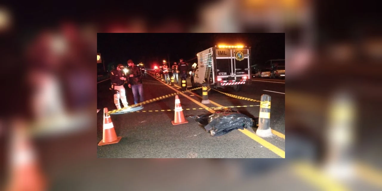 Homem é atropelado na Souza Naves e morre no local