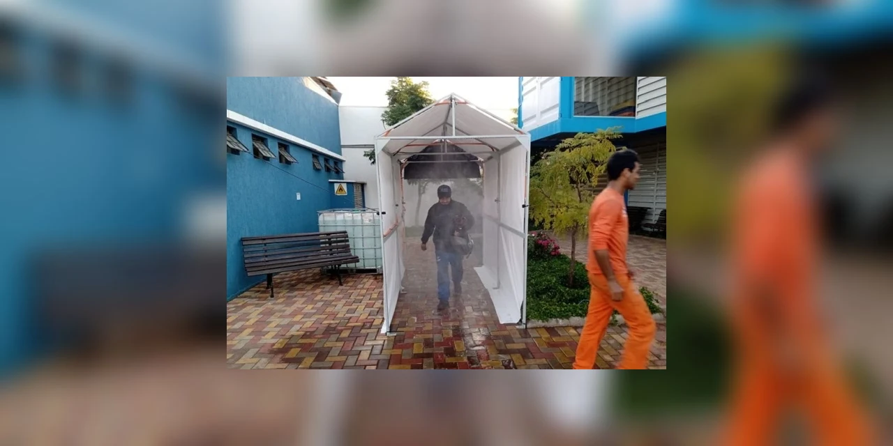 Túneis de desinfecção ajudam a não espalhar o vírus, afirma CEO de empresa química de PG