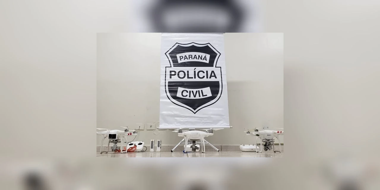 Vídeo mostra momento em que drone é usado para entregar celular em cadeia de PG