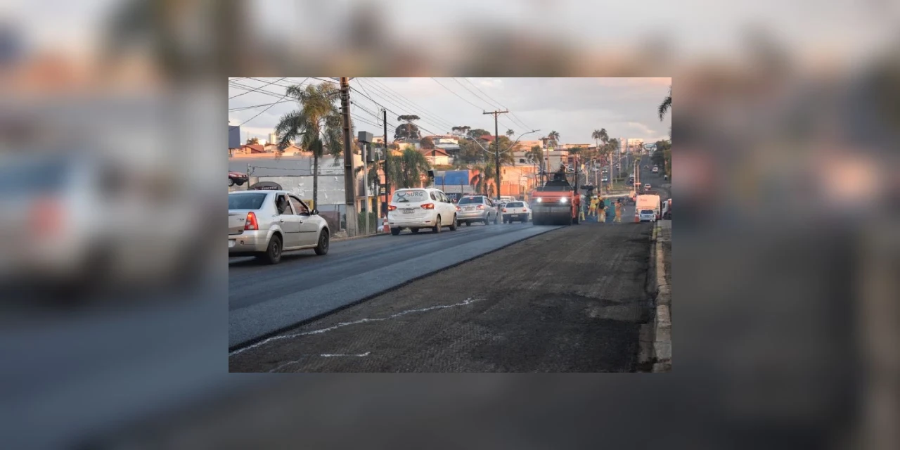 Guarapuava inicia segunda etapa de modernização da Avenida Manoel Ribas, principal via da cidade