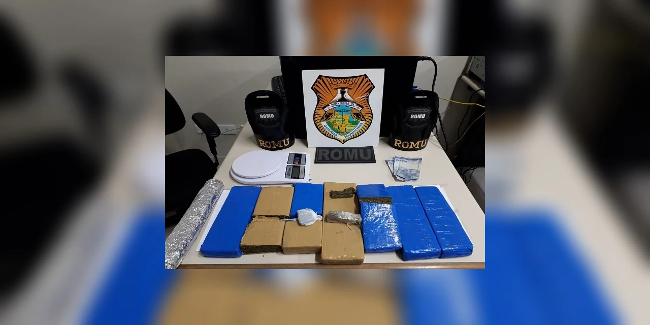 Guarda Municipal apreende mais de 3 kg de maconha no bairro Dom Bosco em PG