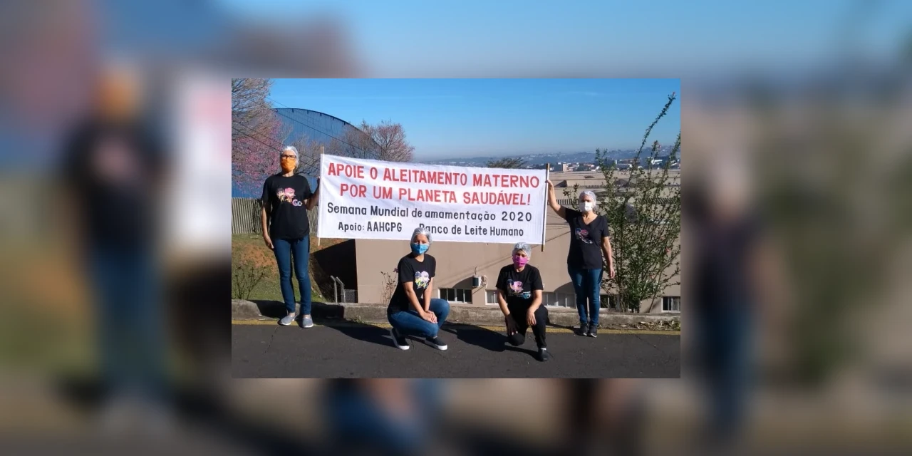 Prefeitura de PG realiza semana de conscientização sobre aleitamento materno