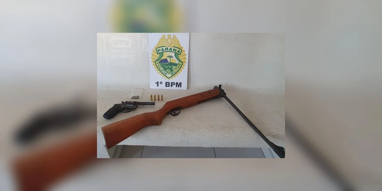Após denúncias, suspeito de vender drogas e em posse ilegal de armas é preso em PG