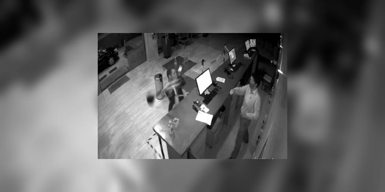 Vídeo: Cliente se nega a ter temperatura medida e agride recepcionista de hotel