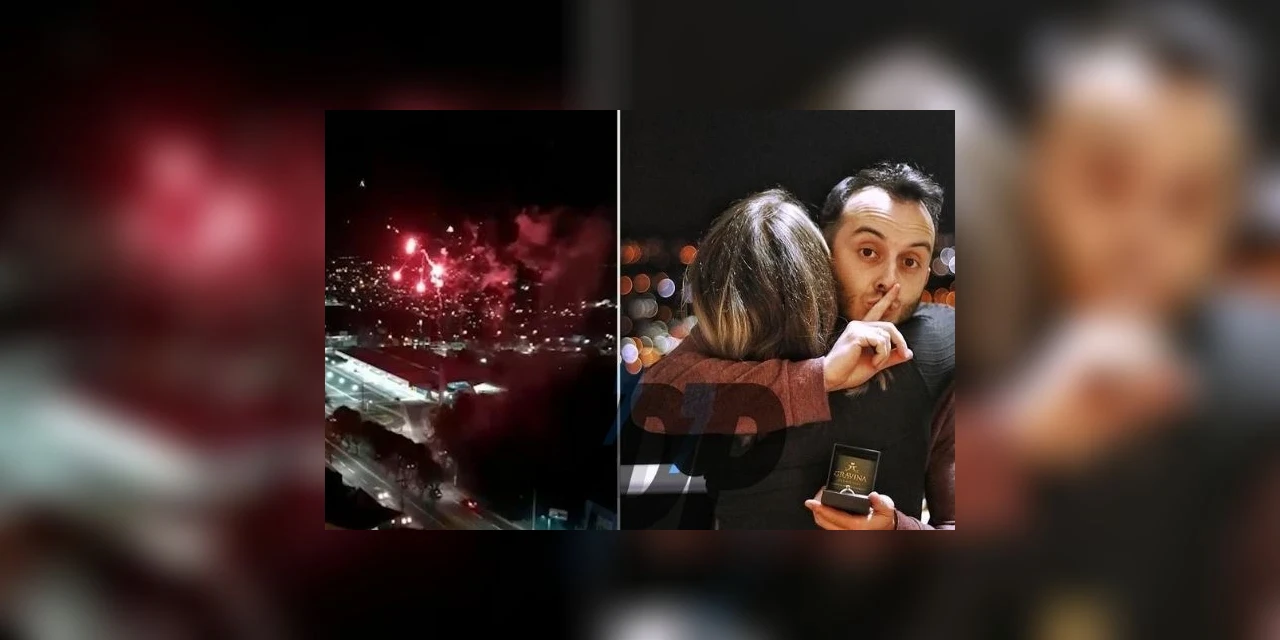 Vídeo de pedido de casamento com fogos de artifício em PG viraliza nas redes sociais