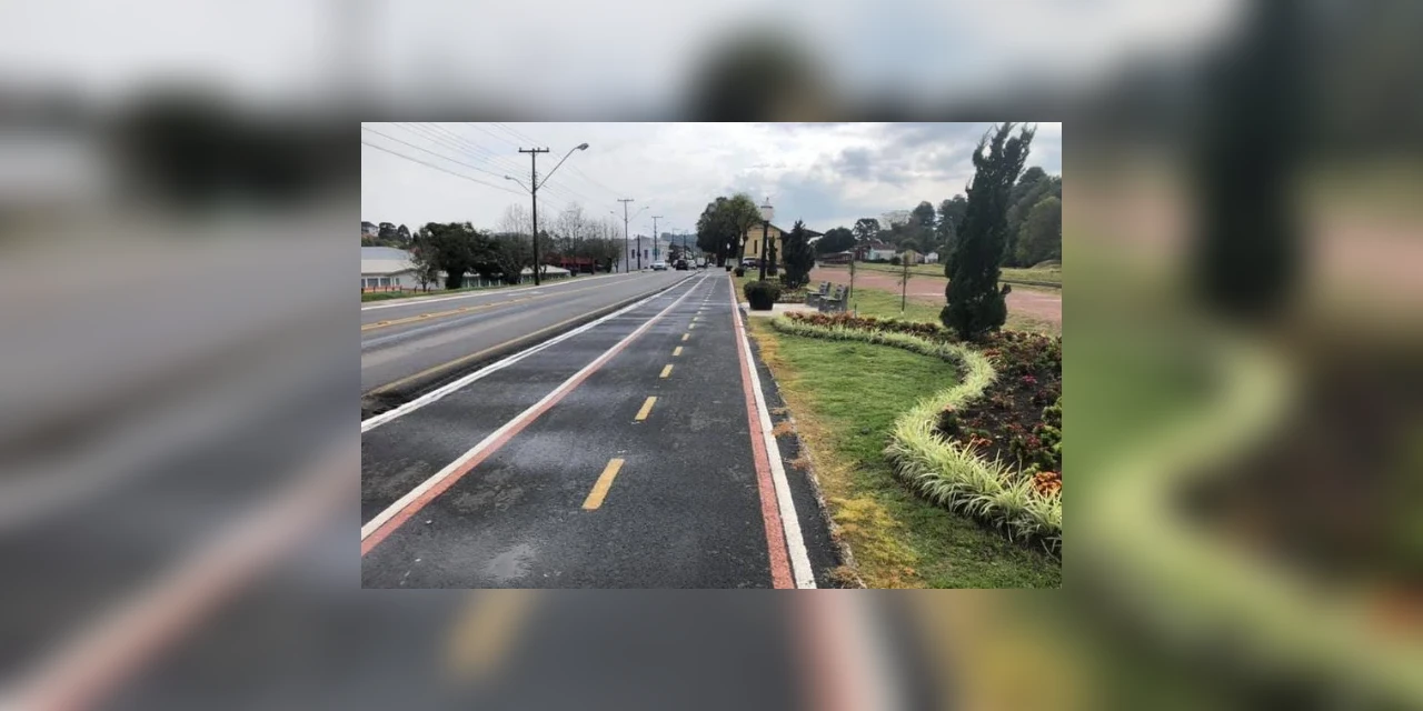 Primeira fase da ciclovia Antônio Neir Simão é entregue em Castro