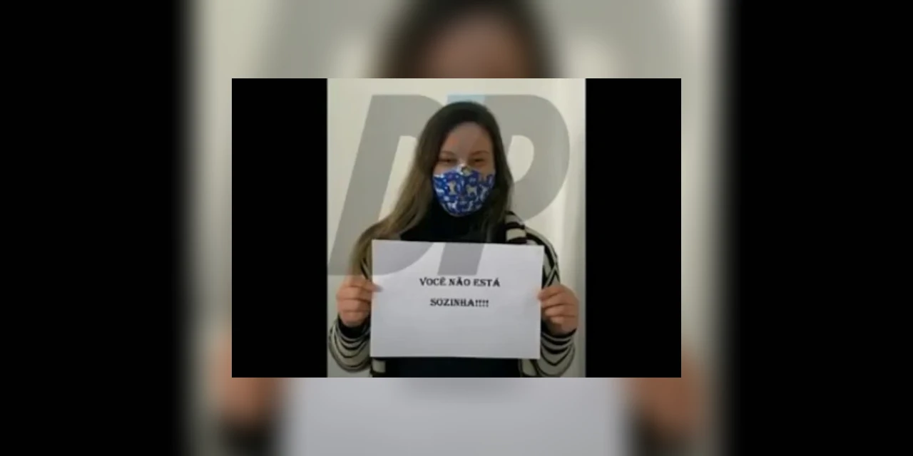 Profissionais da saúde de PG fazem vídeo de alerta sobre violência contra a mulher