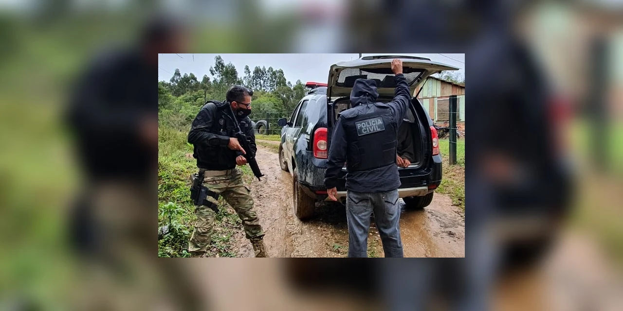 Polícia Civil de Castro prende suspeito de estuprar a própria sobrinha