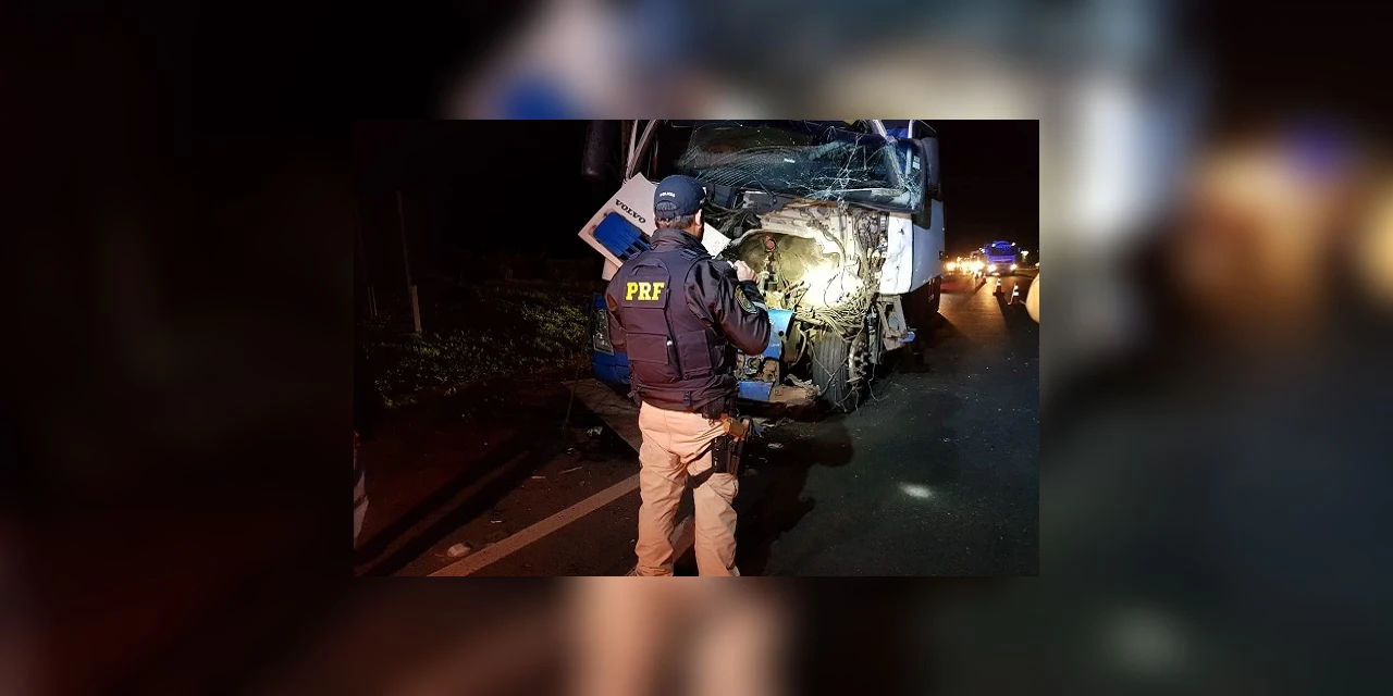 Acidente na BR-376 deixa caminhoneiro ferido em PG