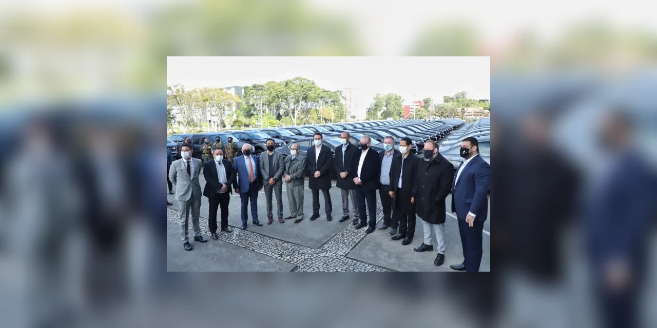 Polícia Civil do Paraná recebe 110 viaturas novas