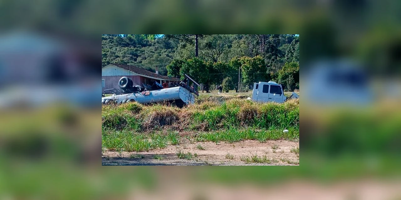 Acidente na BR-277 em Palmeira deixa mulher gravemente ferida