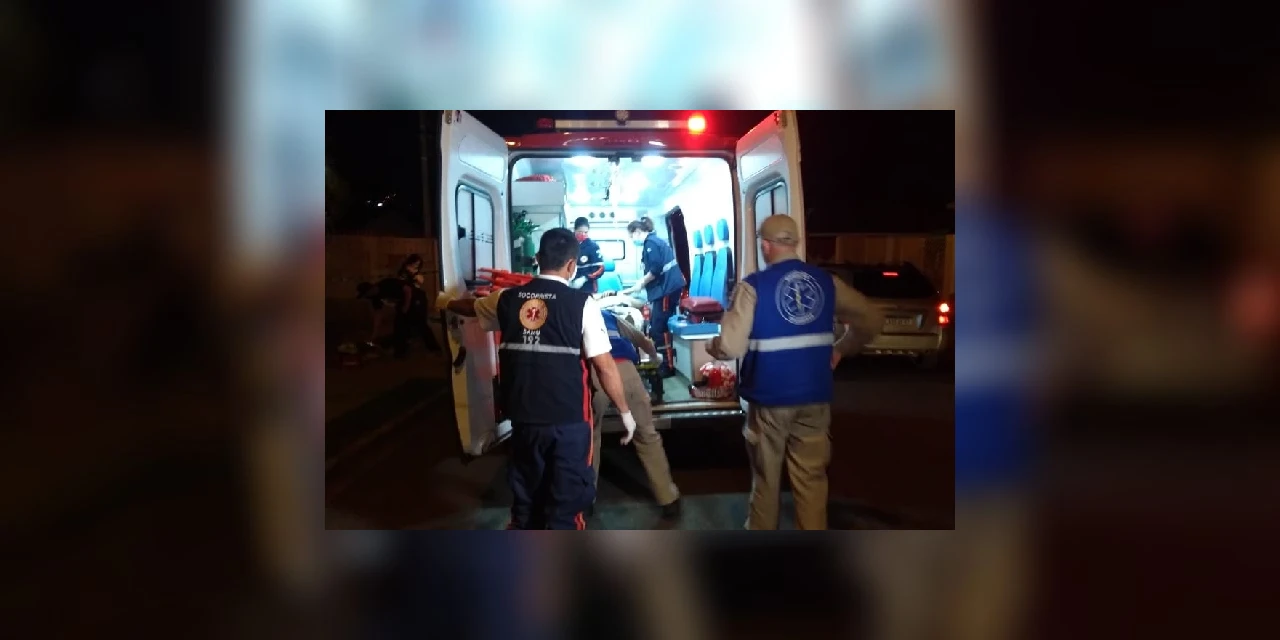 Acidente deixa motociclista gravemente ferido na Vila Palmeirinha
