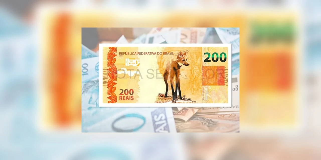 Nova cédula de R$ 200 entra em circulação nesta quarta-feira (2)