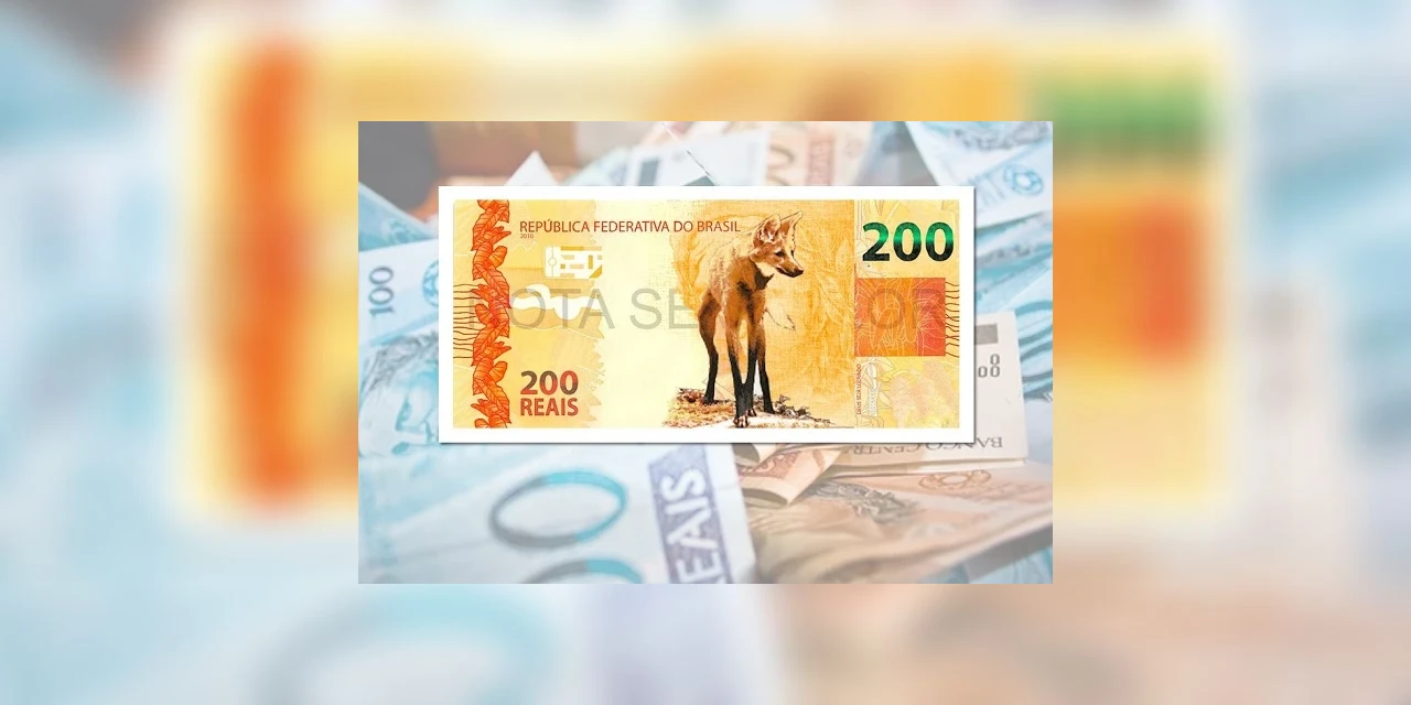Começa a circular nesta quarta-feira (02) a nota de R$ 200