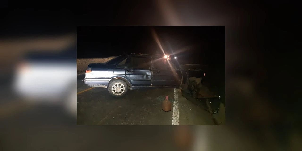Motorista fica gravemente ferido em acidente na BR -153 durante o feriado