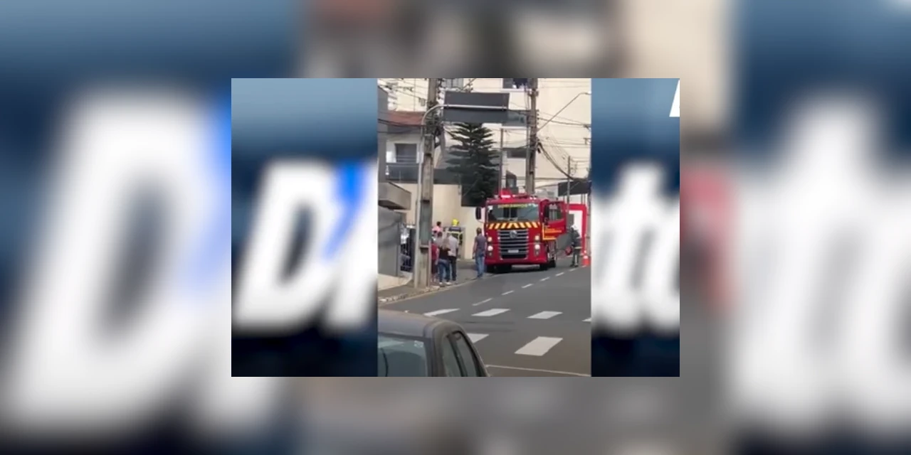 Vídeo: Incêndio em clínica no Centro de PG mobiliza bombeiros
