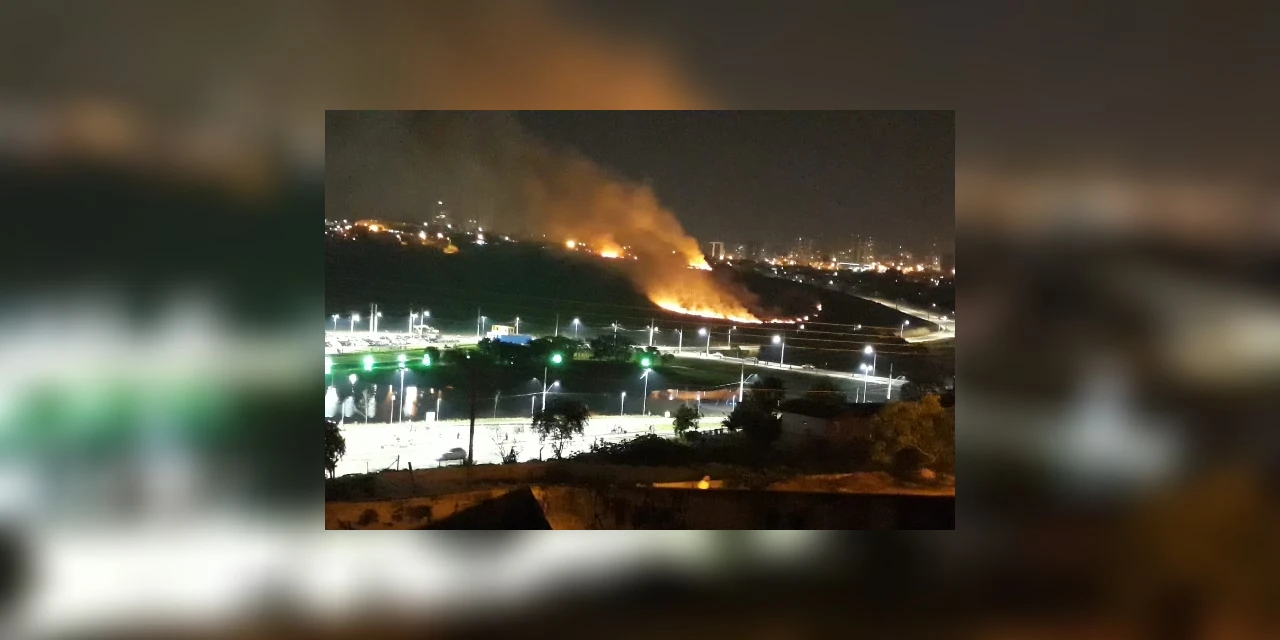 Urgente: Incêndio atinge região do Lago de Olarias