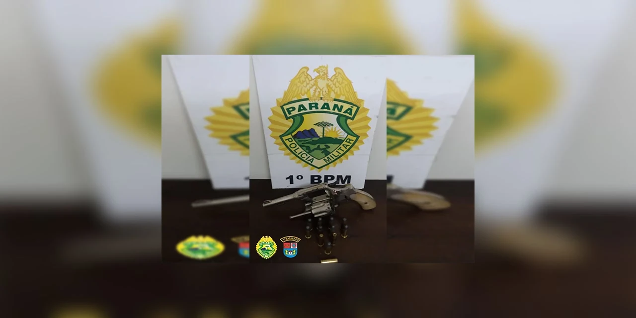 Homem dispara revólver em PG e é preso pela PM horas depois