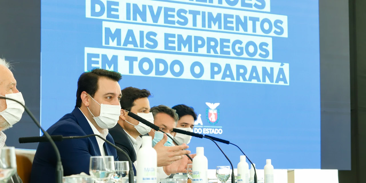Governador Ratinho Junior anuncia programa de R$ 4 bilhões para obras no Paraná