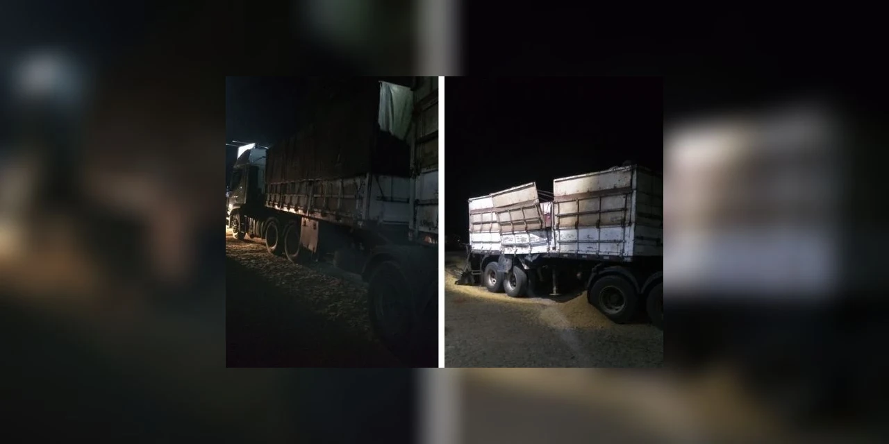 Fotos: Derramamento de soja na pista causa 17 km de fila na BR-376 nesta quarta (16)