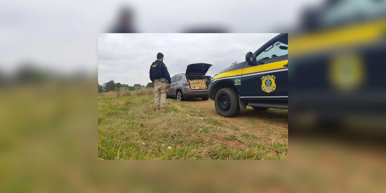 Em ação intensa, PRF apreende mais de uma tonelada de maconha em menos de três horas no Paraná