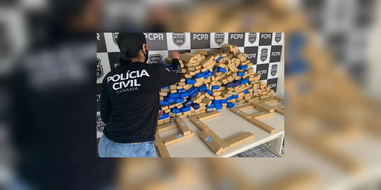 Suspeito é preso com mais de 200kg de maconha em Palmeira