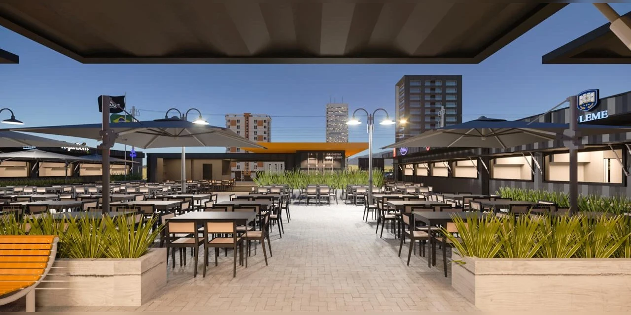 Novo Parque Gastronômico de PG terá cerca de 20 opções de alimentação e bebidas