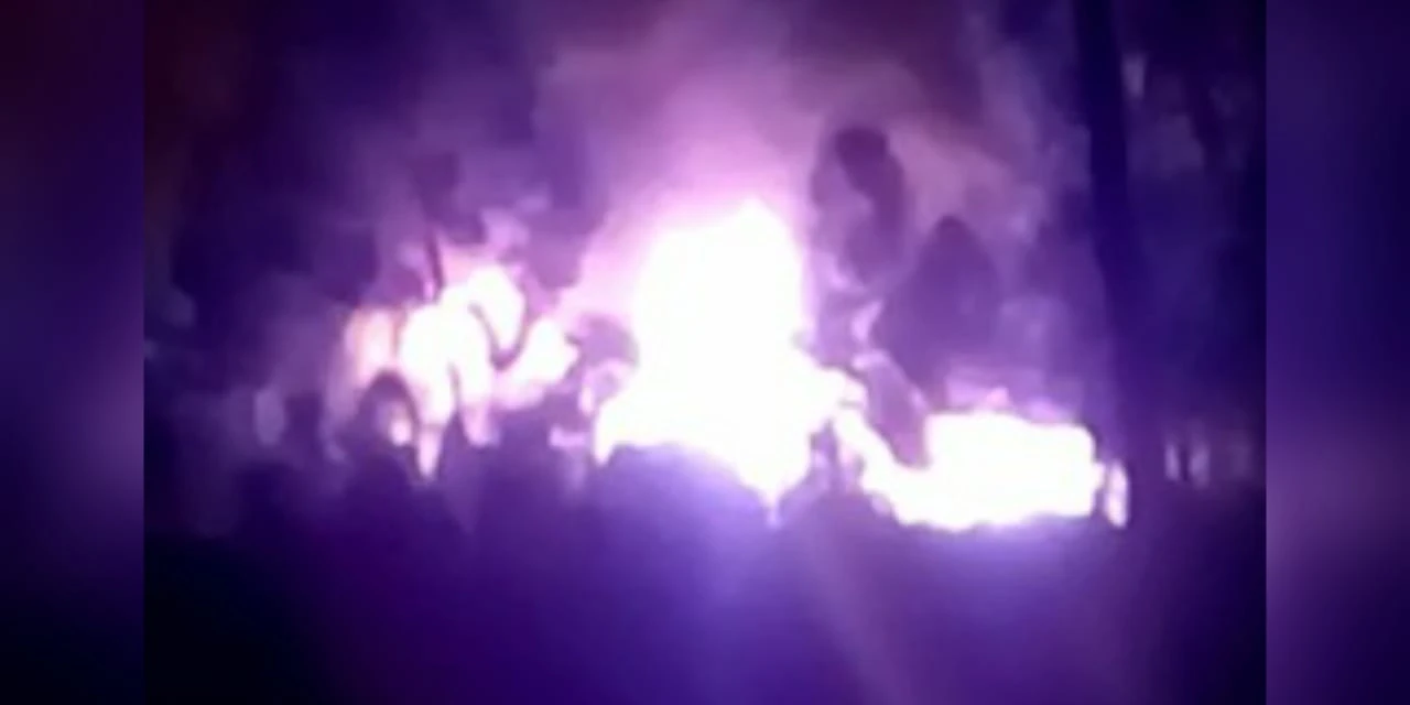 Vídeo: Incêndio consome residência e deixa uma pessoa morta em Imbituva neste sábado (3)